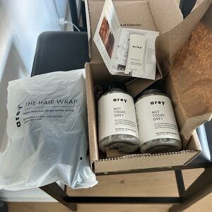 6 Month Arey Hair Care Set with Hair Wrap